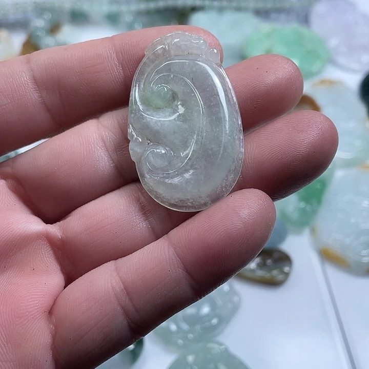 翡翠未镶嵌戒指123