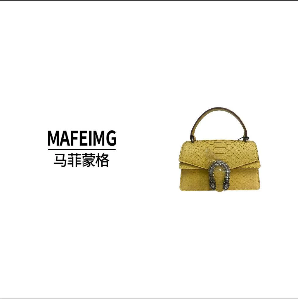 MAFEIMG 2025上新轻奢蟒皮手拎包百搭单肩包斜跨包3415S-3