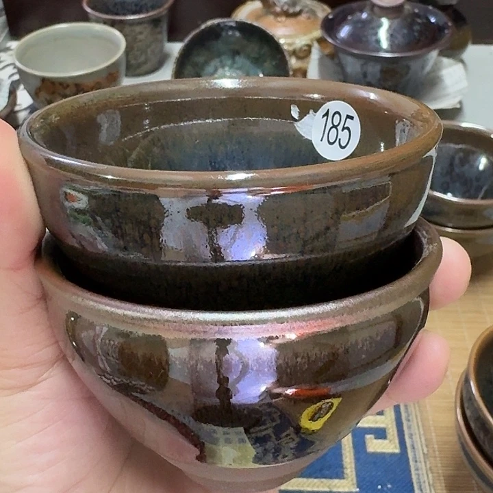 茶盏185坚记茶盏摆件