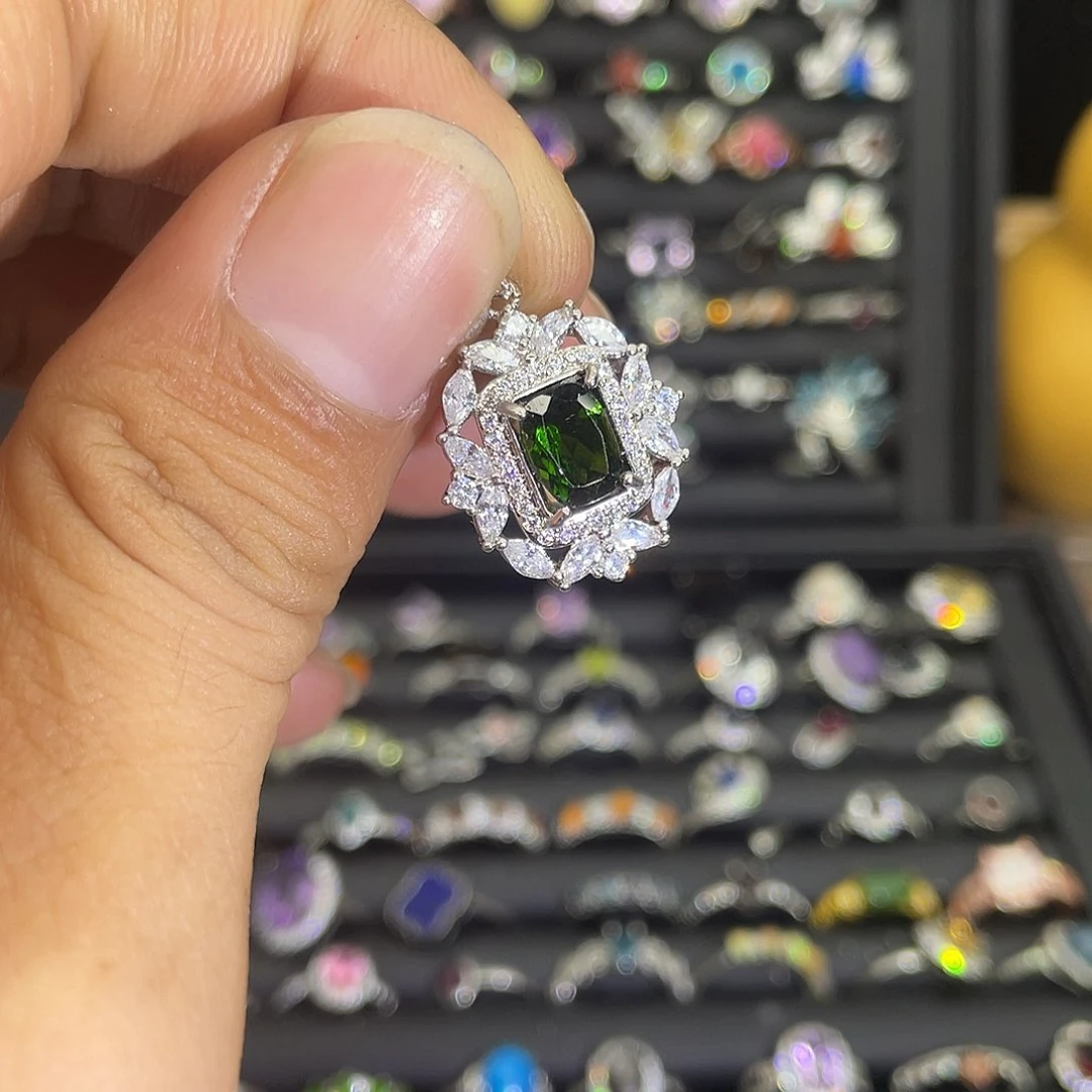 紫晶珠宝半成品未镶嵌