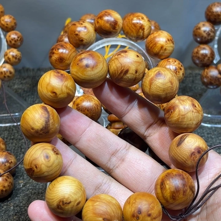 柏木（崖柏）手串/手链2.0不上胶原生态打磨随机发货福利款
