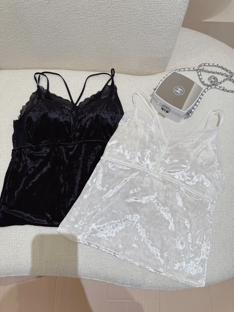 景羽自留款时尚通勤百搭打底美背吊带背心