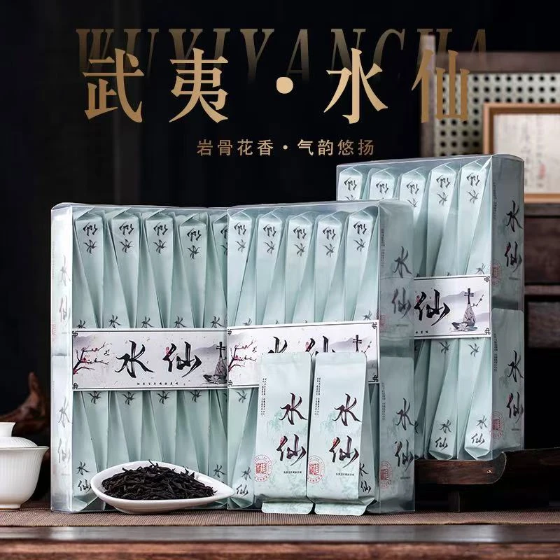 正岩水仙茶叶武夷岩茶正宗乌龙茶兰花香浓香型大红袍肉桂大份量装
