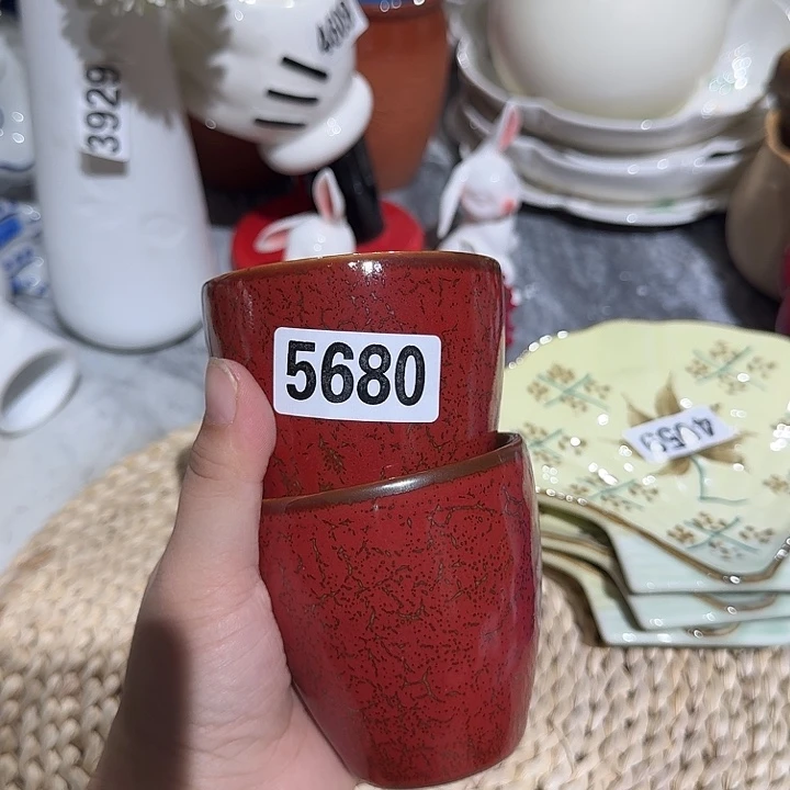 瓷片微瑕陶瓷满15包邮5680