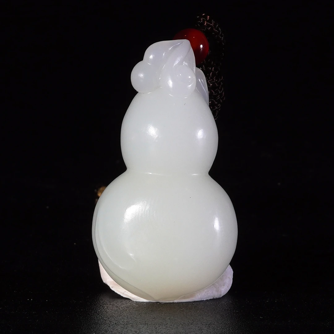 LOT.005羊脂白玉葫芦坠X34