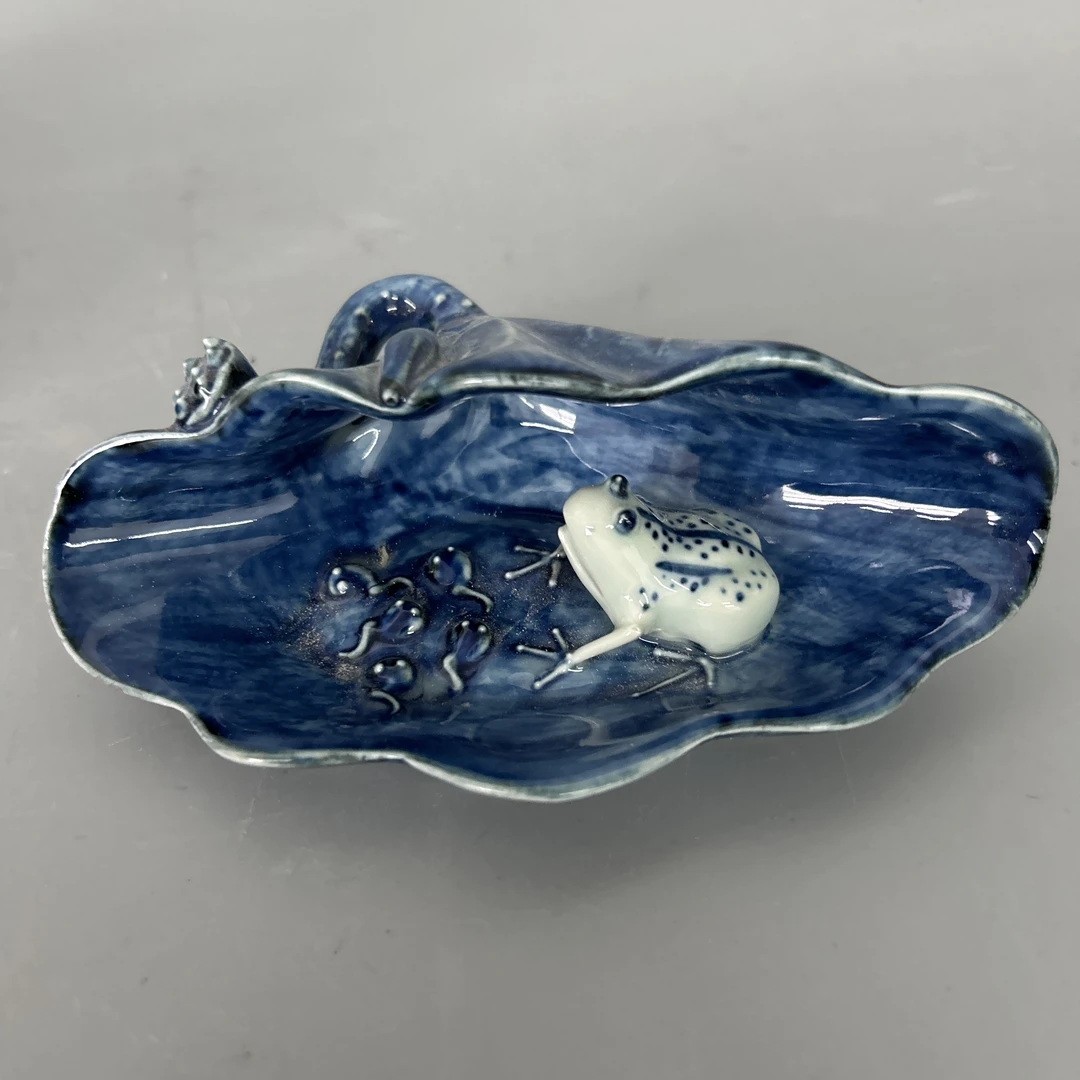 陶瓷 摆件 金蟾 笔架