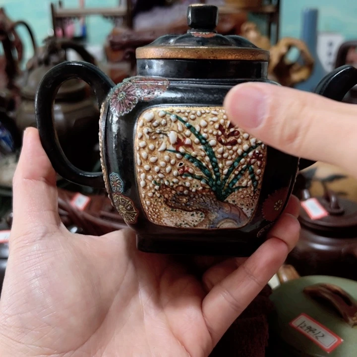 紫砂茶壶紫砂壶收藏起来了！
