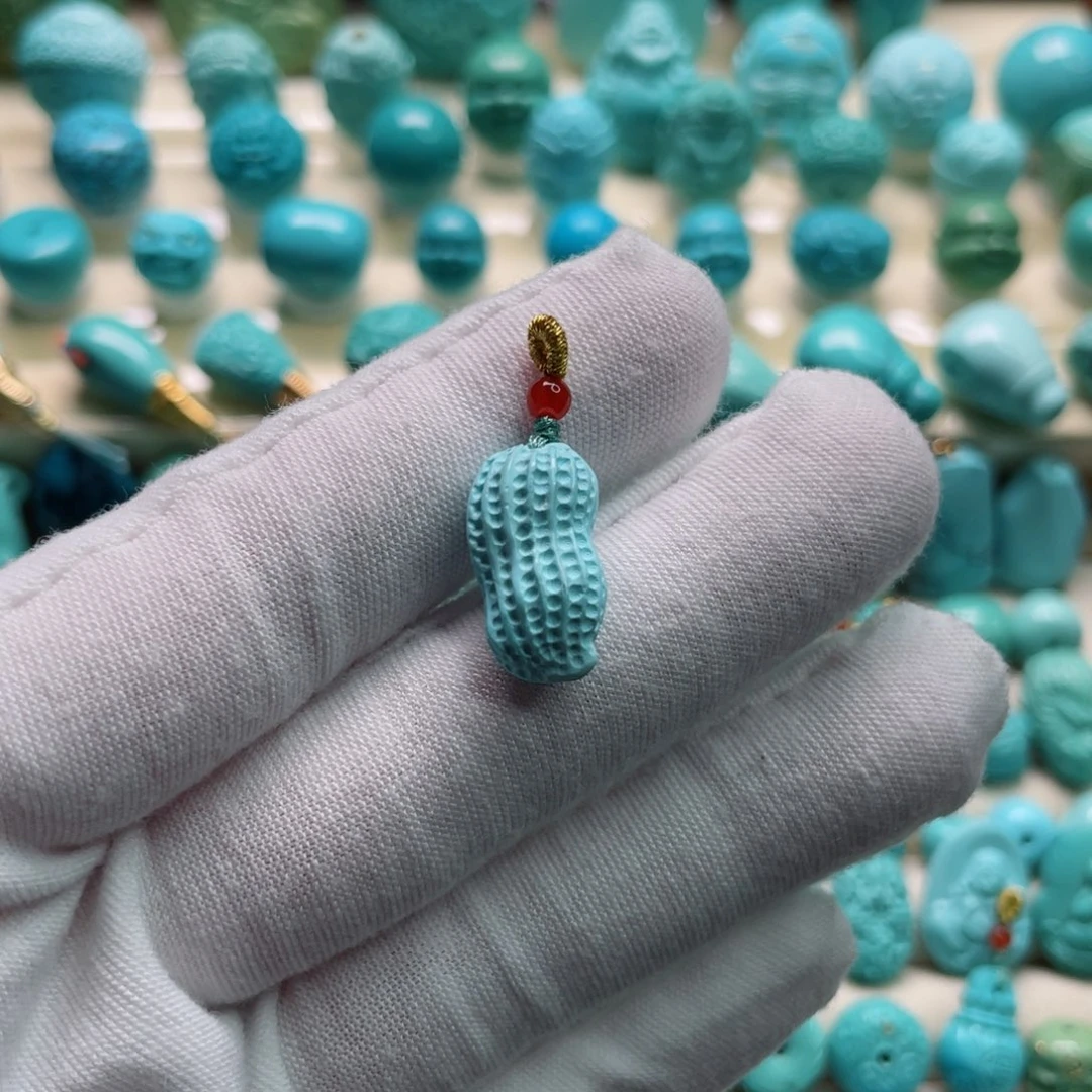 绿松石珠宝奇石未镶嵌