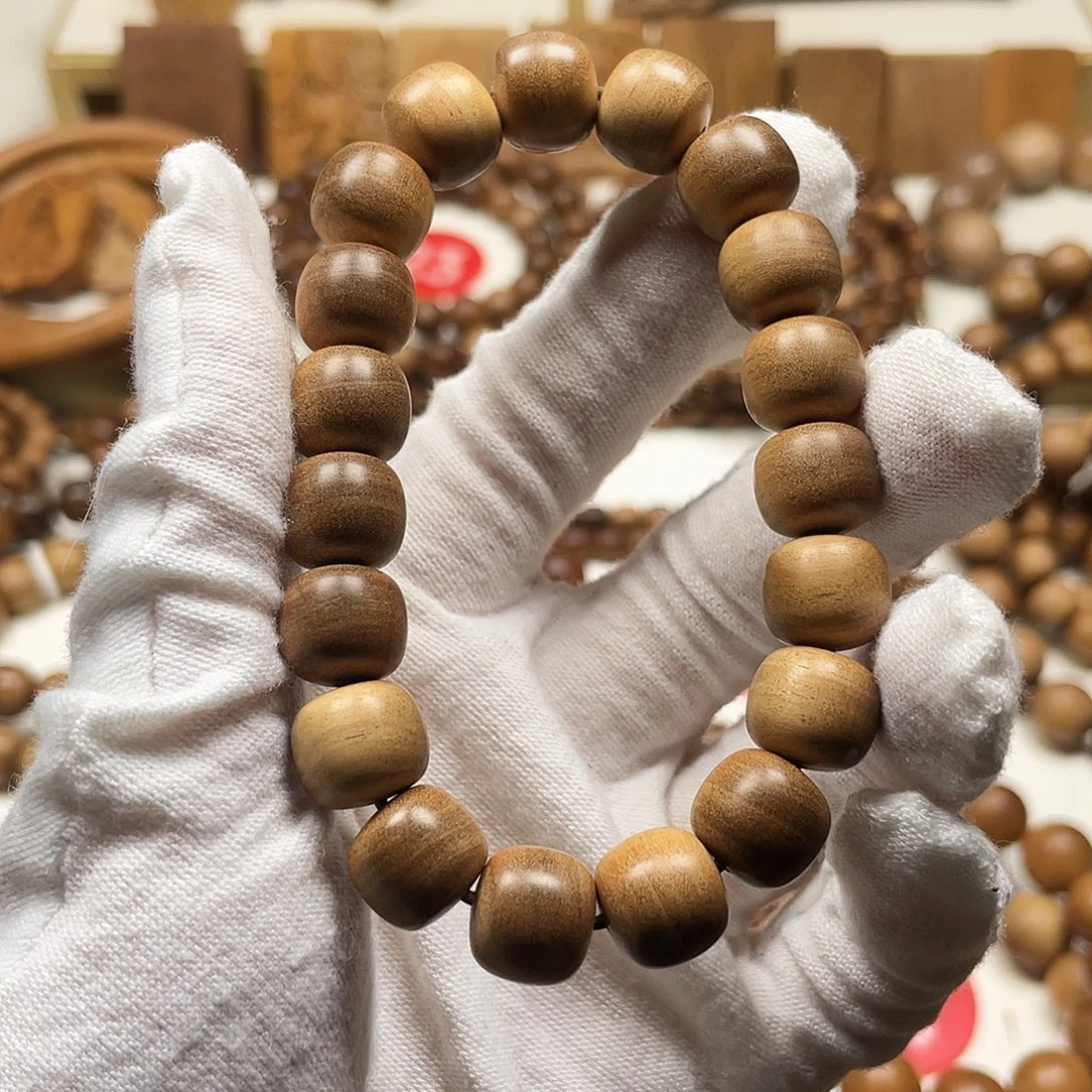 檀香木手串/手链老山檀香10/11横纹虎皮