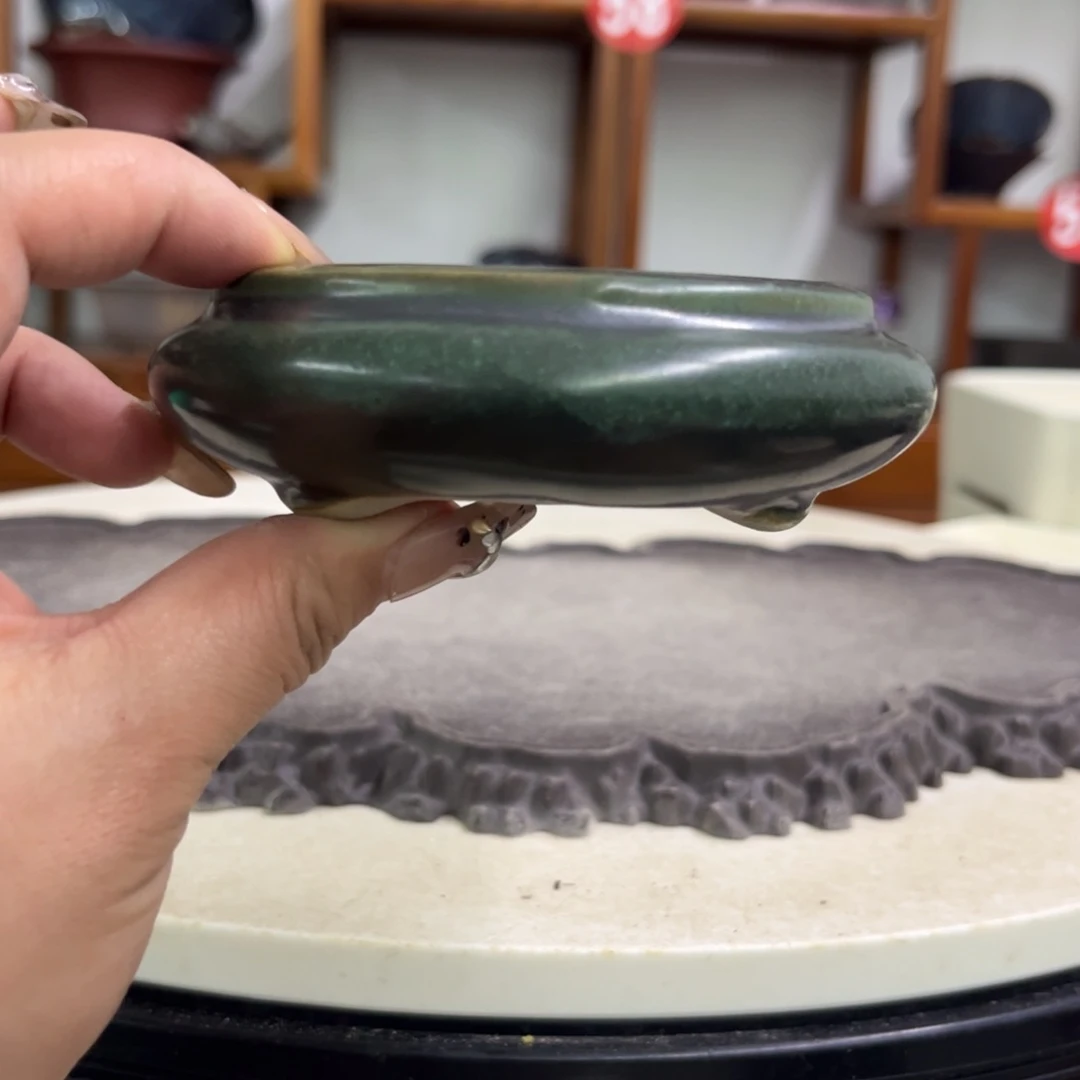 紫砂花盆瑕疵3-8。。。