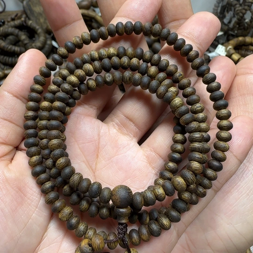 沉香手串浮沉金沙叶多样性发货一条卡5-10克