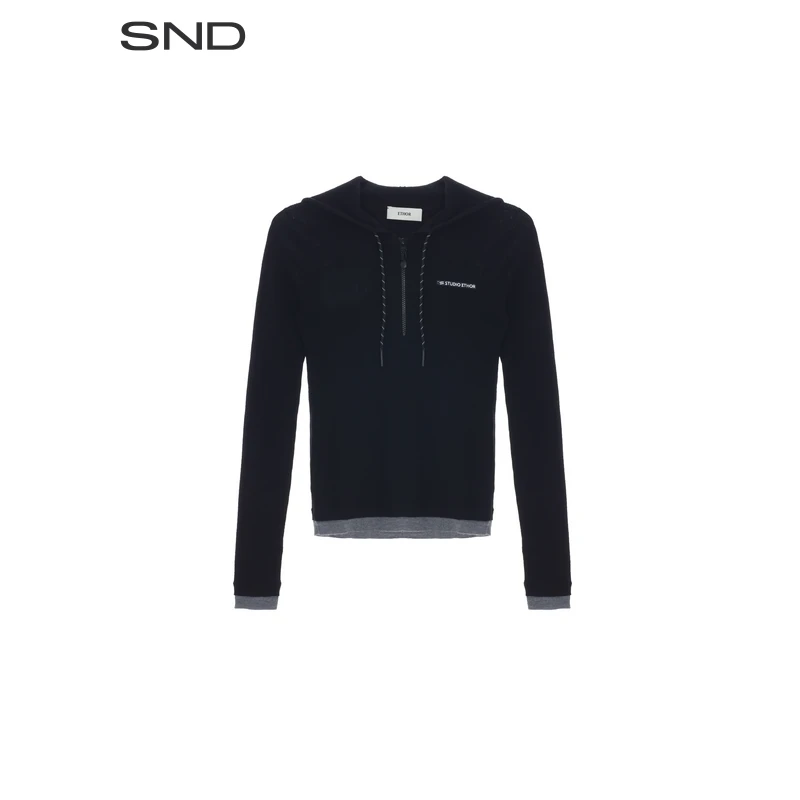 【ETHOR 设计师品牌】SND AW25 连帽拉链ZZ