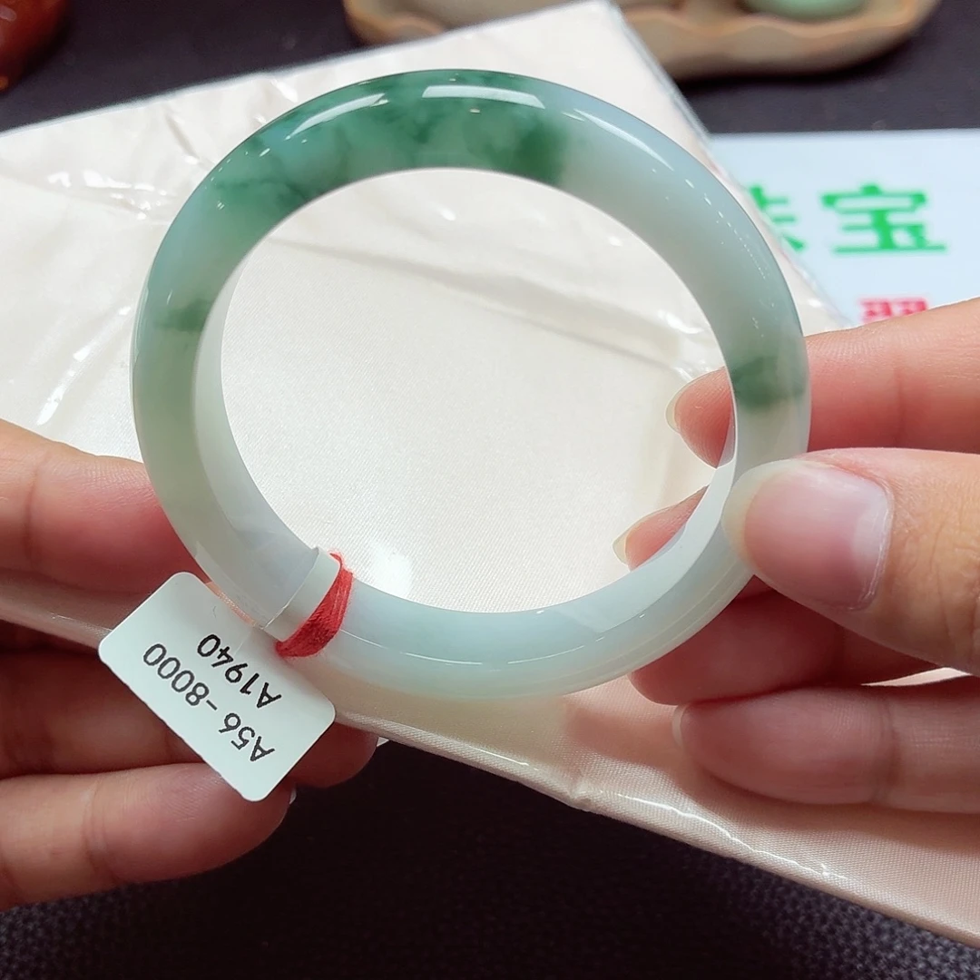 翡翠未镶嵌手镯天然缅甸A货翡翠