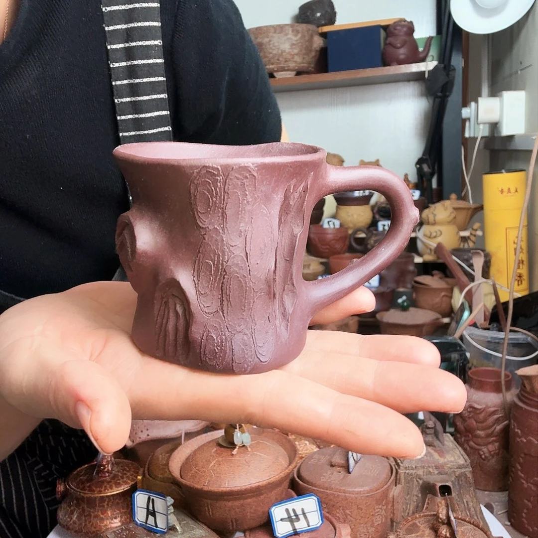 紫砂全手主人杯100c c