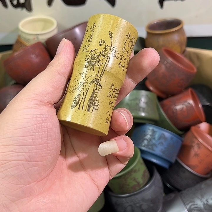 茶杯紫砂全手工紫砂主人杯