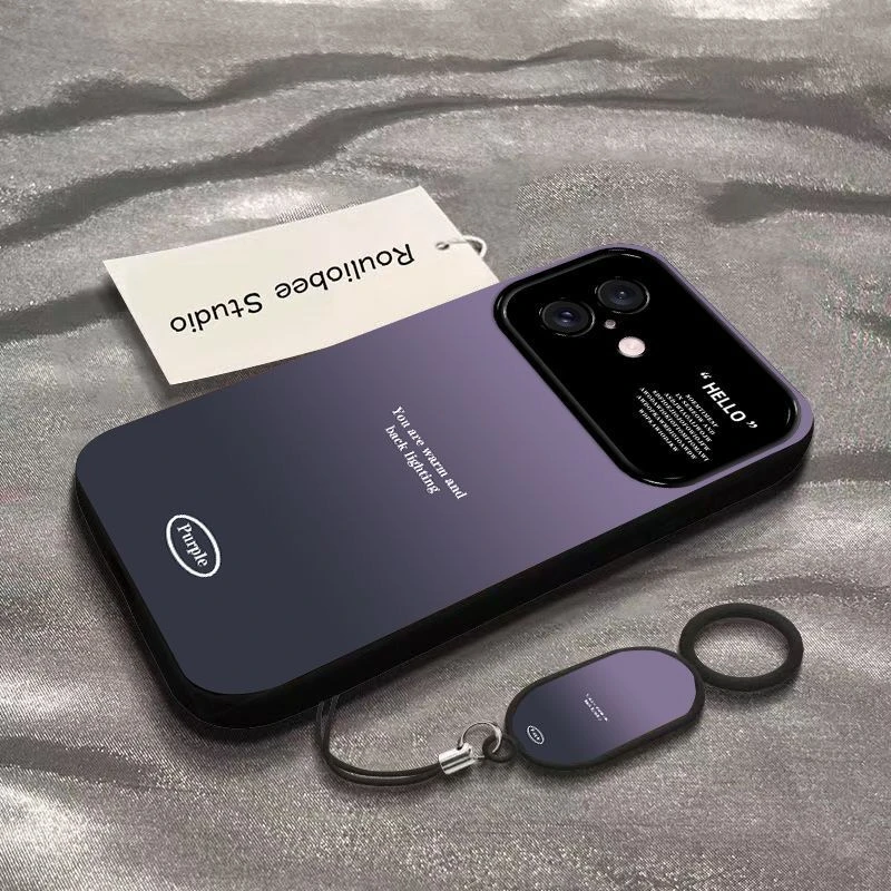 渐变色适用苹果17promax手机壳简约iPhone17pro软壳16pro潮15pro