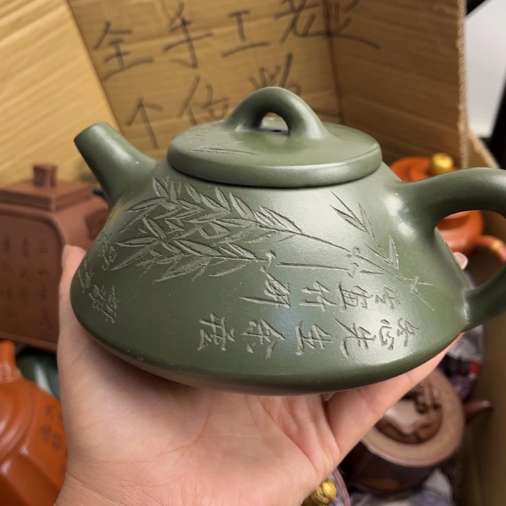 茶壶段泥紫砂壶的造型