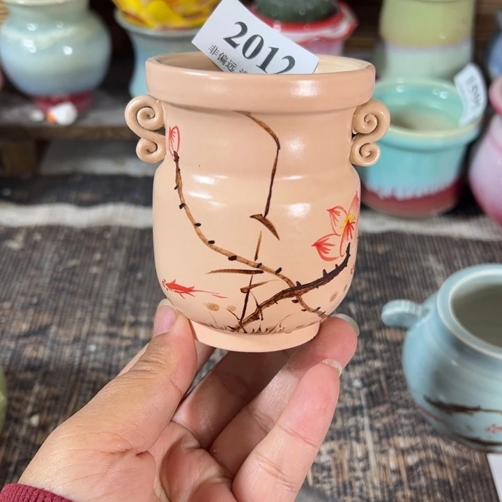 口5高8手工花盆满30包邮