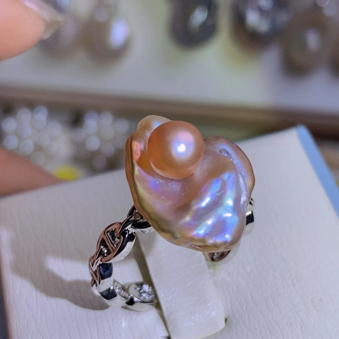 合金天然淡水珍珠淡水珍珠