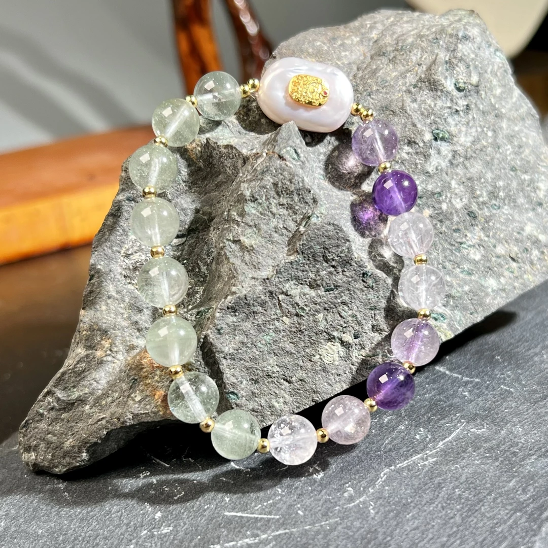 超七绿幽灵单圈手链  KT24080616