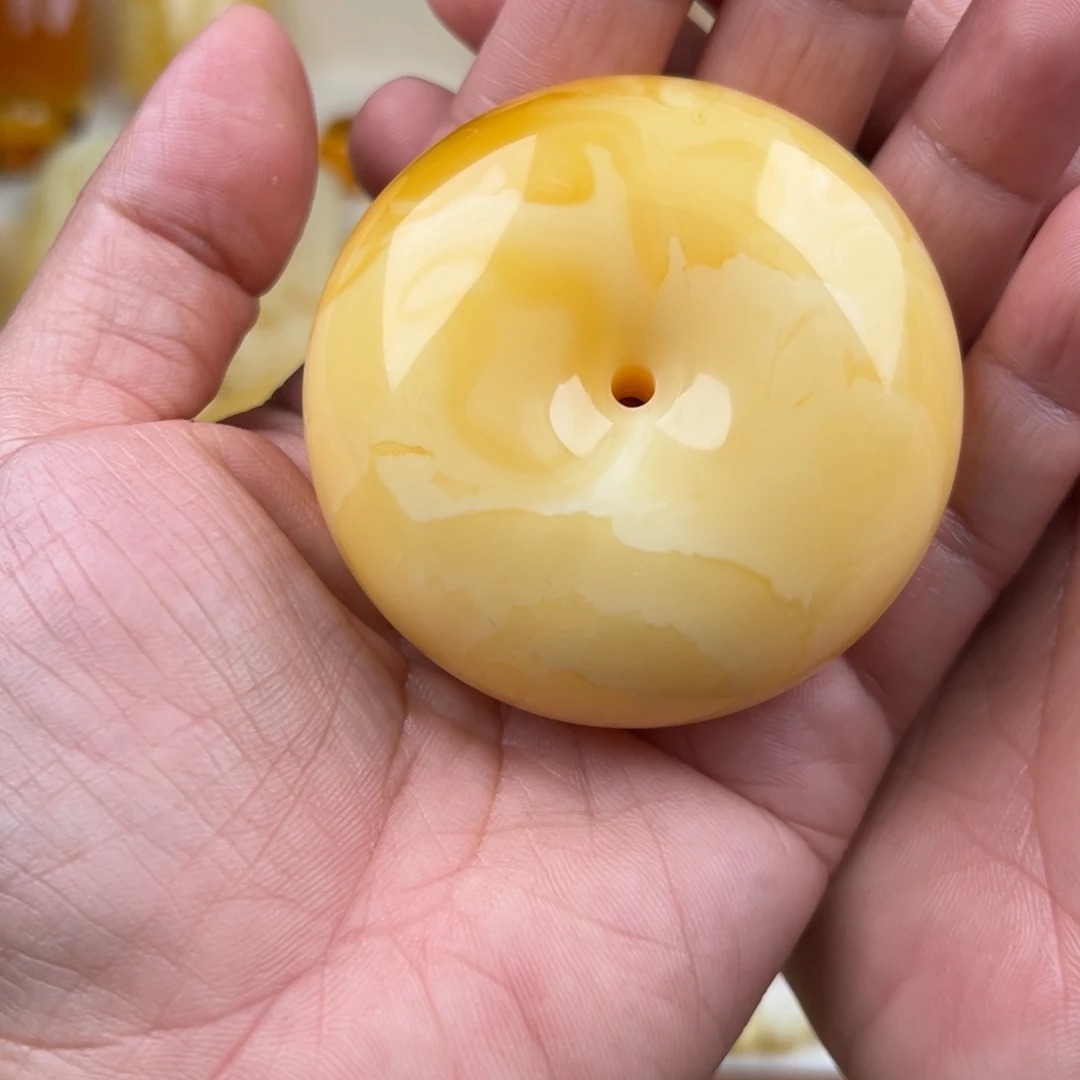 蜜蜡未镶嵌颈饰纯天然琥珀蜜蜡