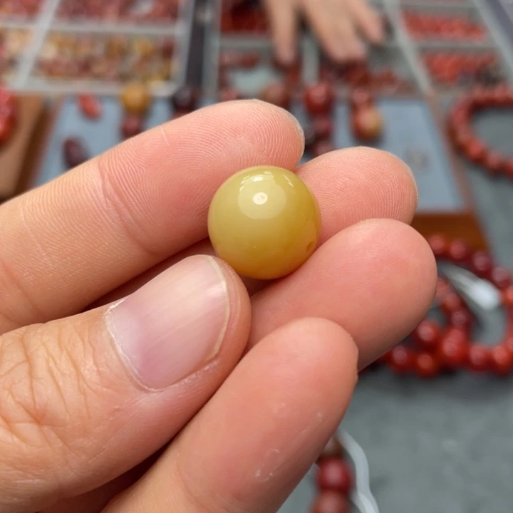 南红玛瑙单珠13多样性发1未镶嵌