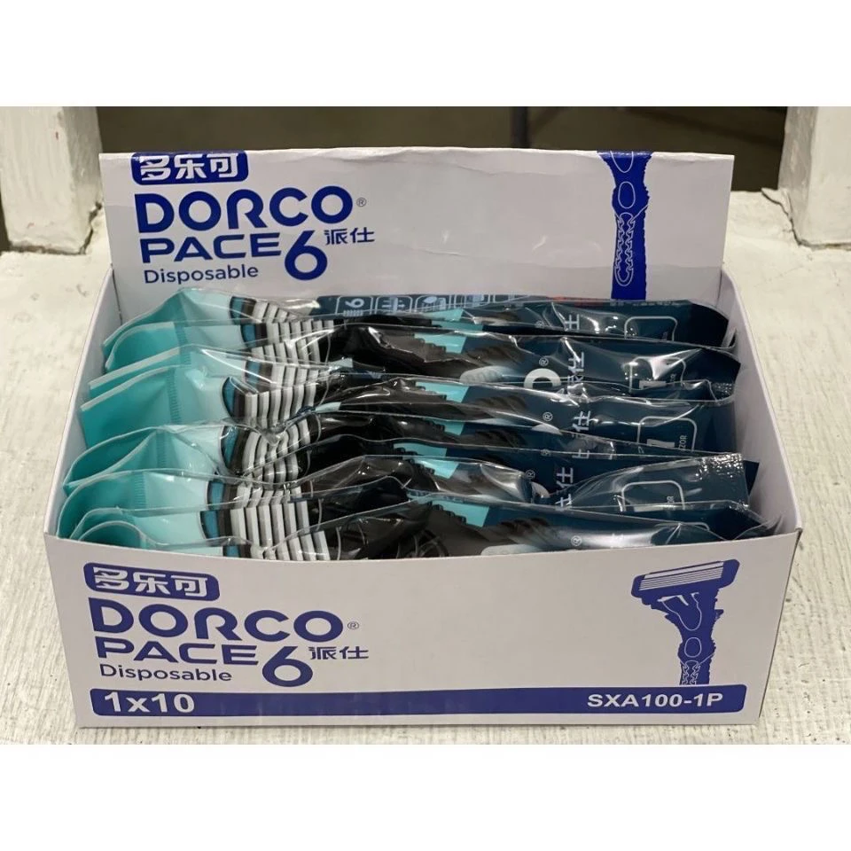 进口Dorco6层剃须刀 乌鲁木齐发货 10个一盒