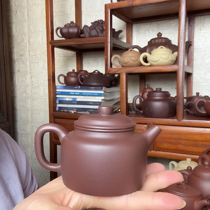 紫砂茶壶德钟200cc半手，