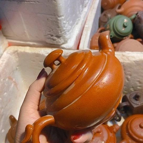 全手工制作宜兴紫砂壶