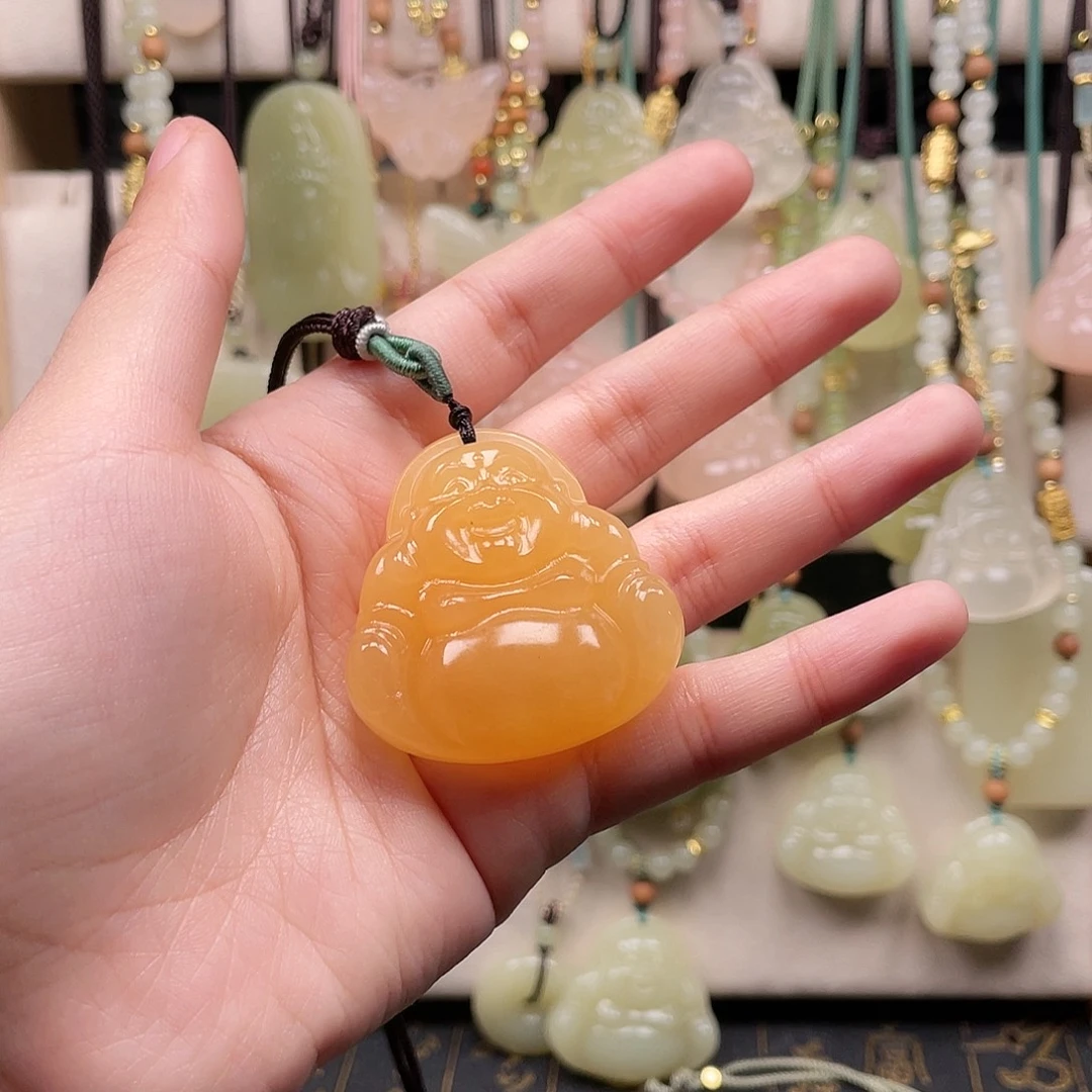 石英质玉合金颈饰43黄佛