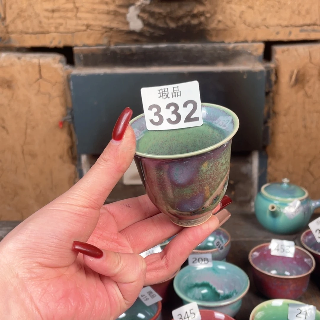 摆件钧瓷窑变精品摆件