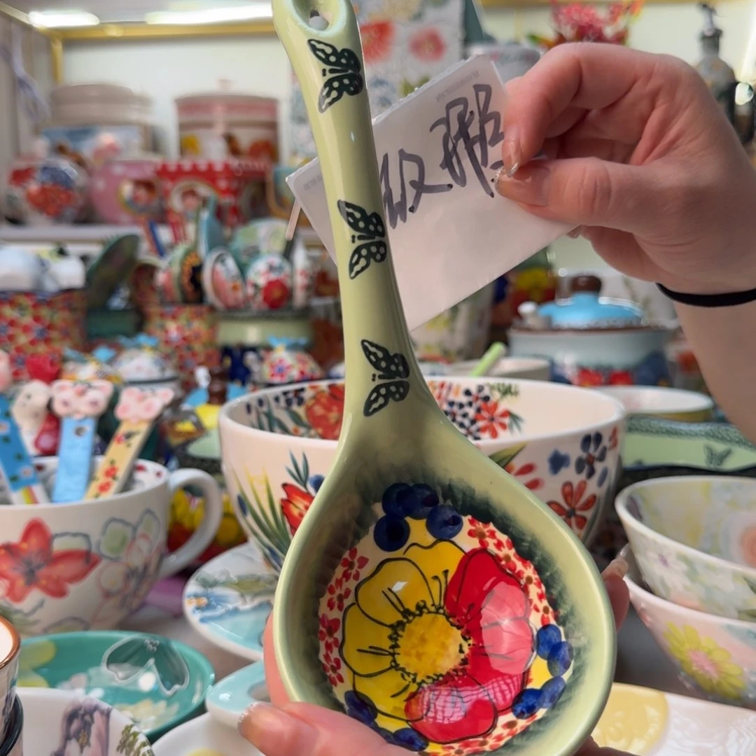 陶瓷大汤勺微瑕一只看图