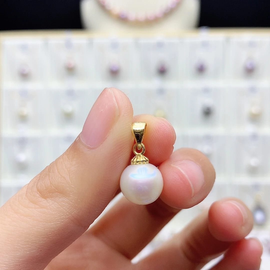 淡水珍珠合金吊坠(不含链)