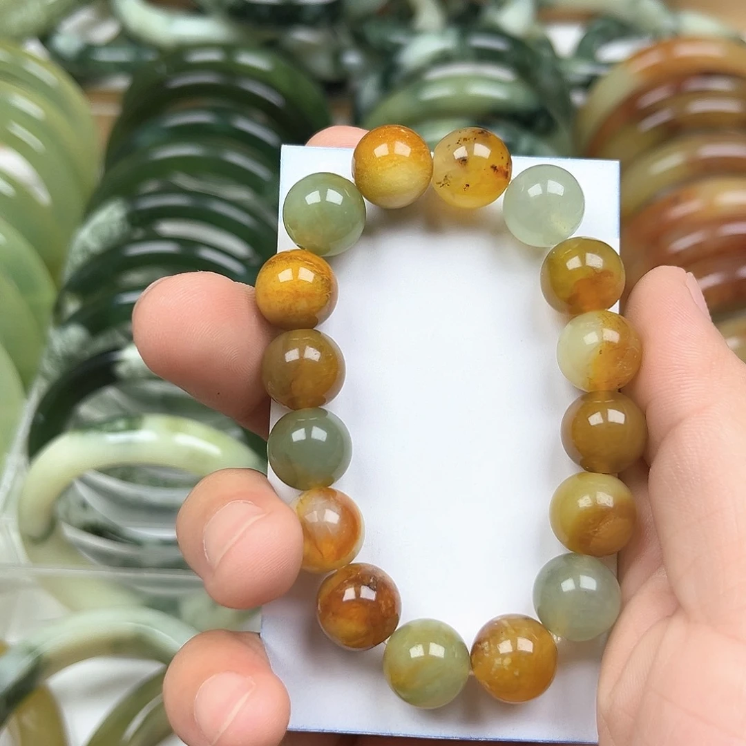 未镶嵌透闪石-蛇纹石玉手镯