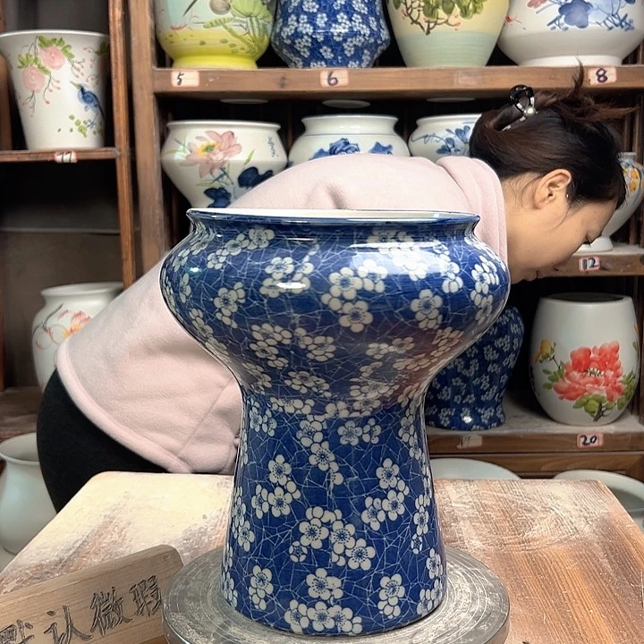 陶蘑菇冰梅花新款陶瓷陶瓷