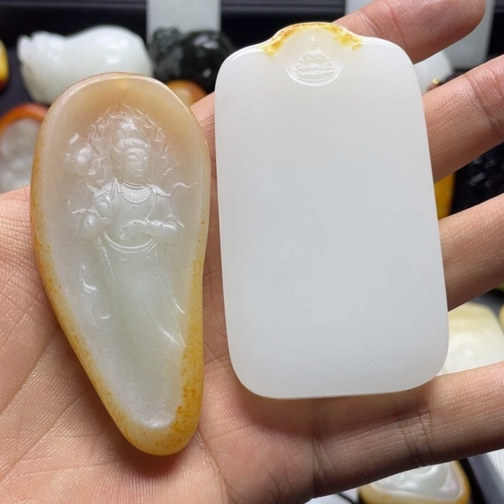 未镶嵌和田玉挂件