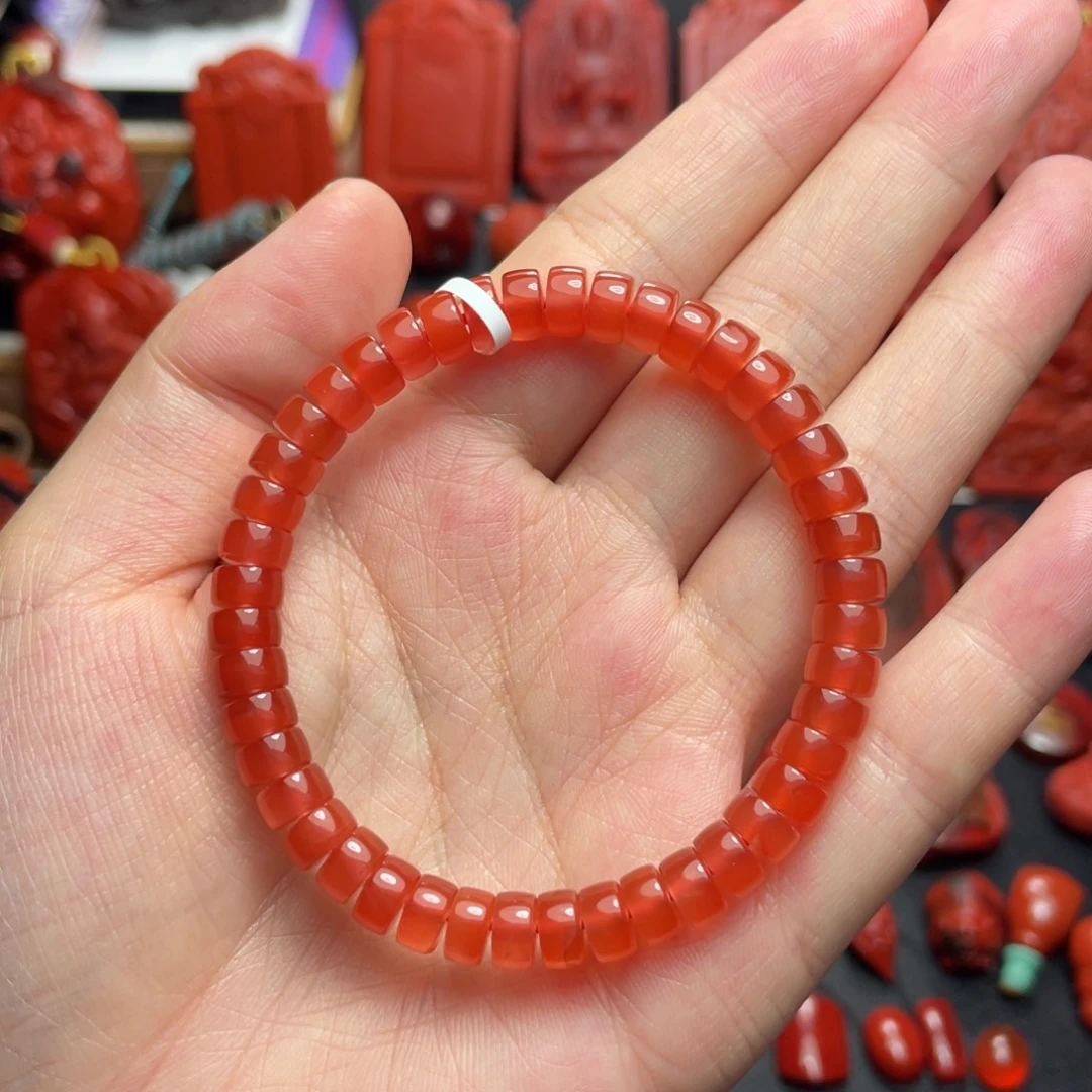 邻***哥南红玛瑙未镶嵌颈饰