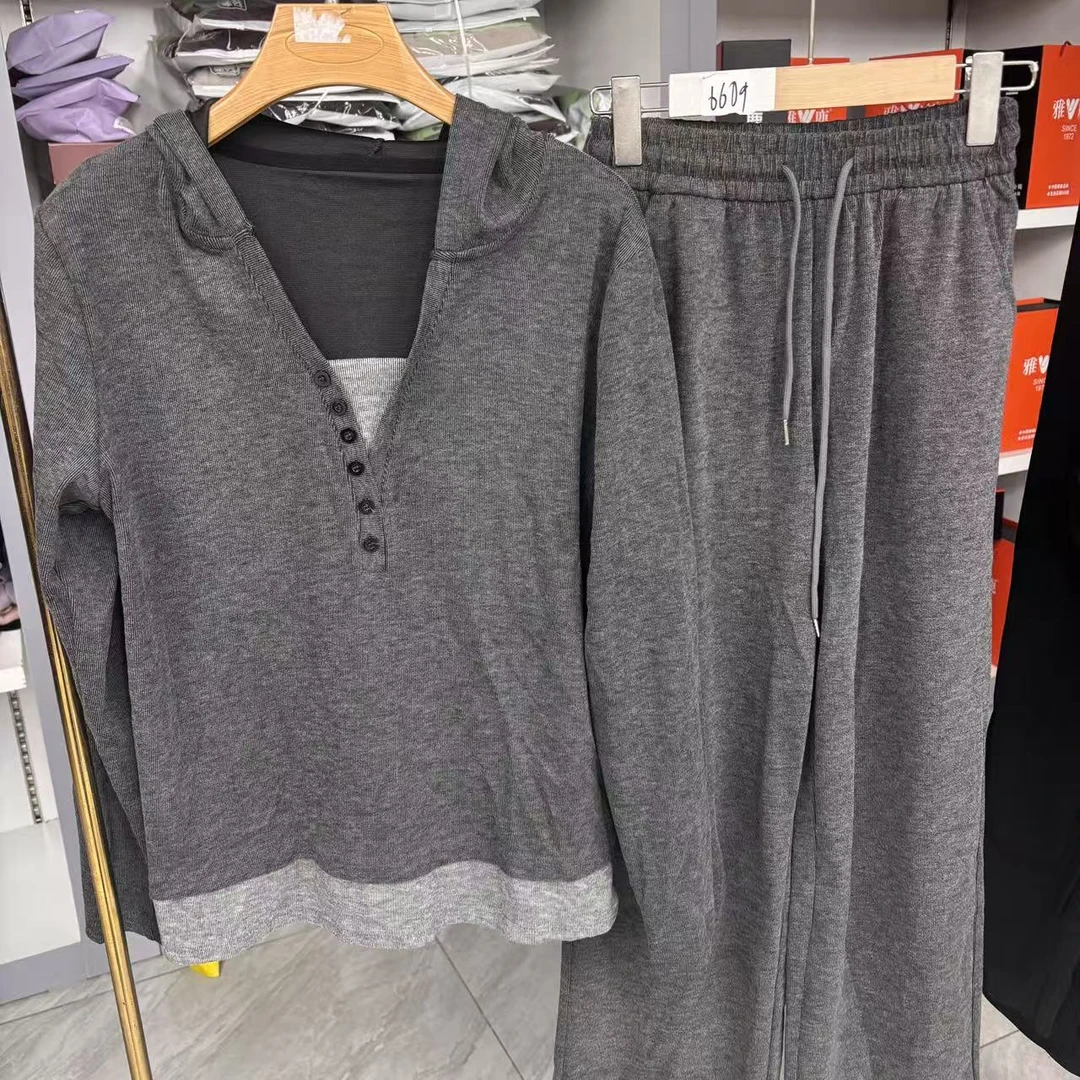 【孤品】时尚女款韩系休闲套装1002