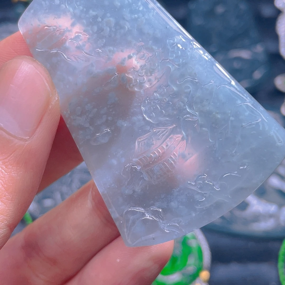 颈饰未镶嵌翡翠翡翠