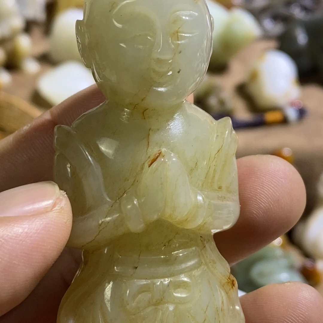 泱***夏和田玉（糖玉）未镶嵌挂件