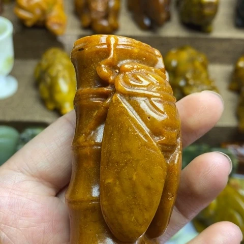 蛇纹石玉未镶嵌颈饰18