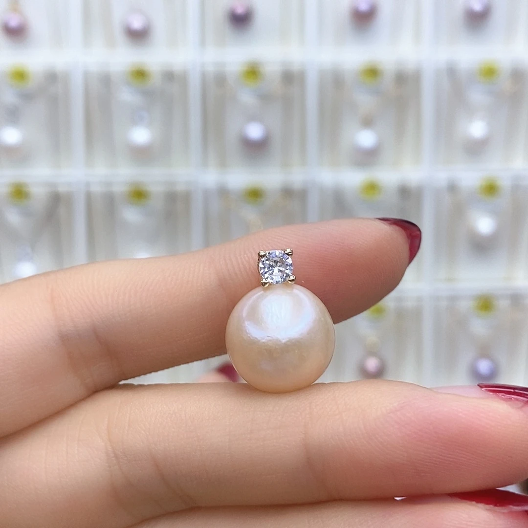 颈饰合金淡水珍珠