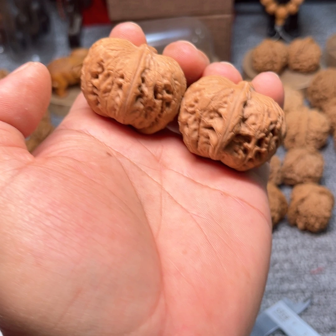 文玩核桃把件41平谷元宝全品