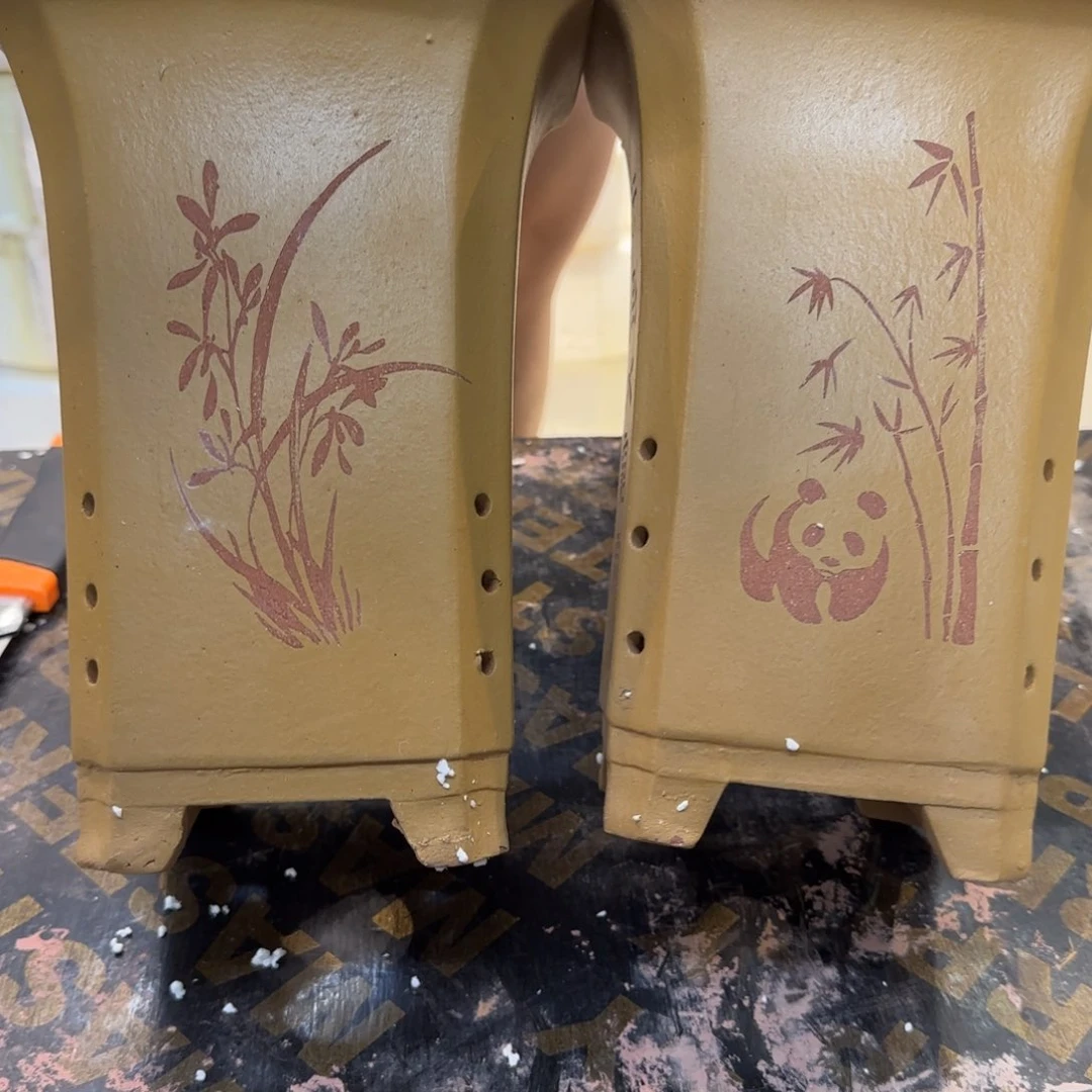 紫砂花盆瑕疵的问题都