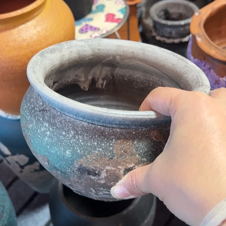 做旧小盆高12口15默认打孔