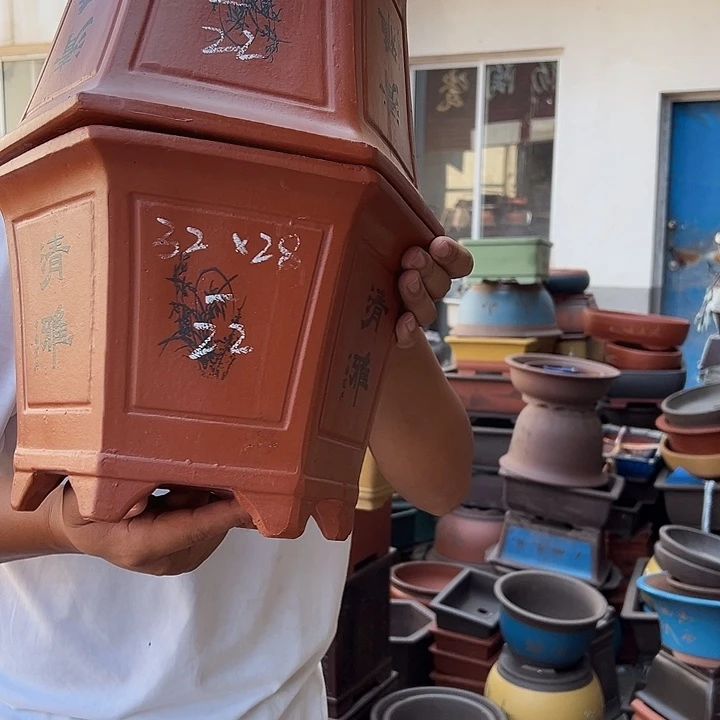 紫砂花盆紫砂花盆