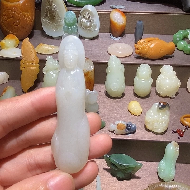 可***心未镶嵌和田玉车挂