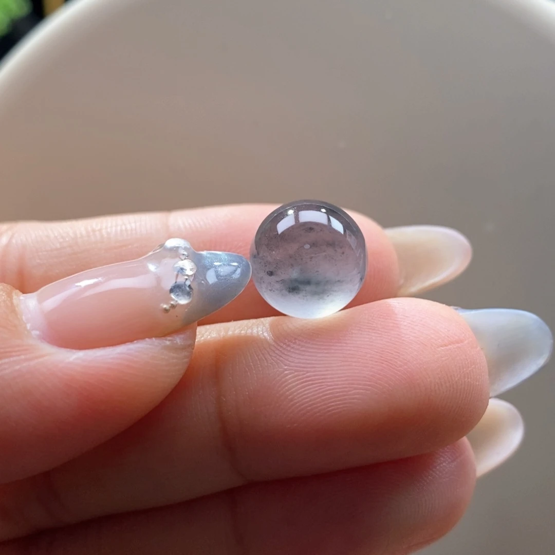 翡翠未镶嵌吊坠(不含链)翡翠黑杠珠卡11.6