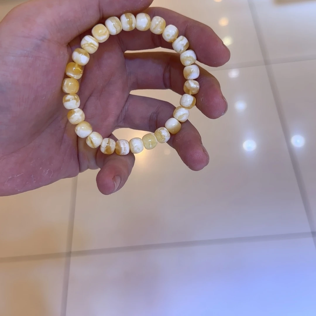 未镶嵌琥珀手链蜜蜡