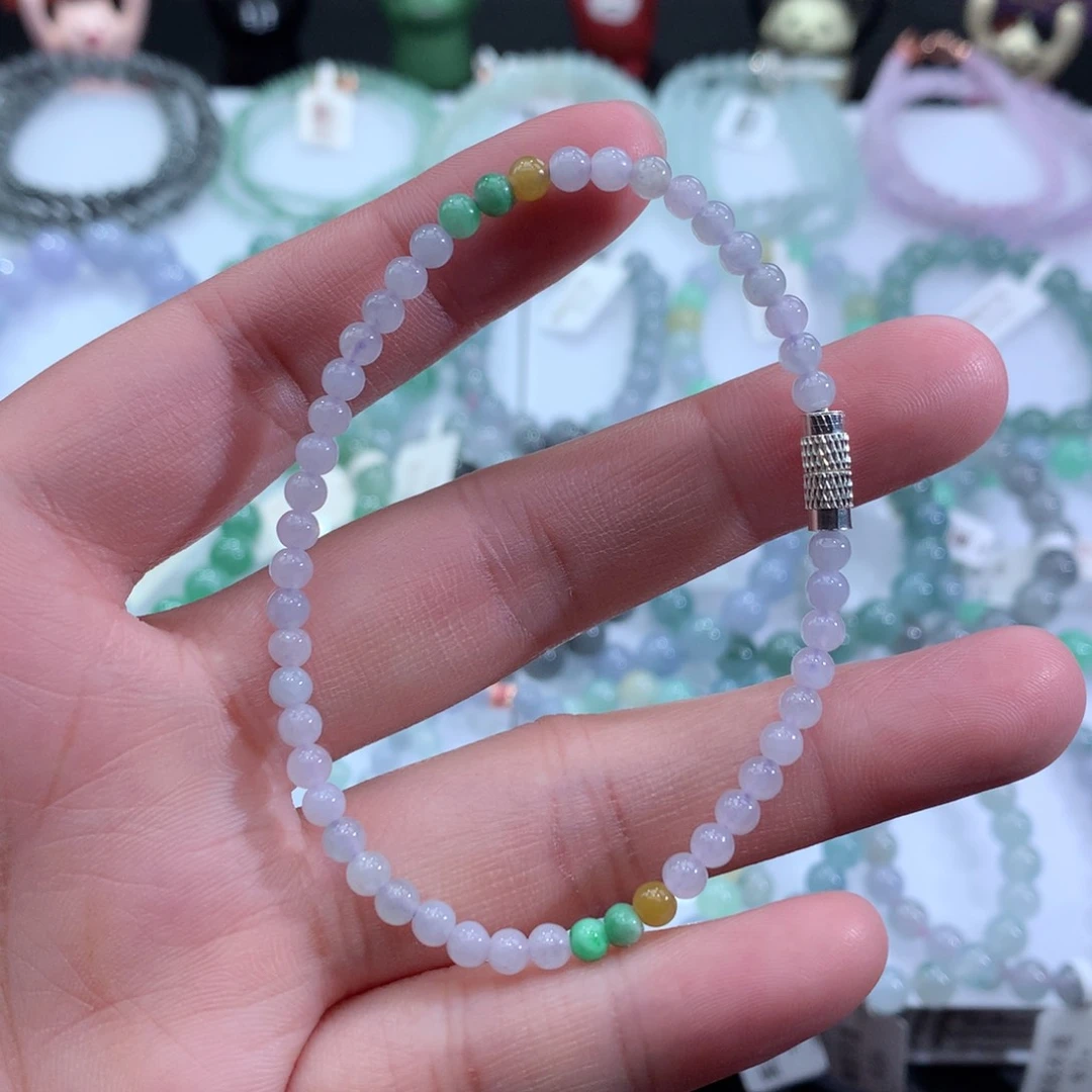 翡翠手链未镶嵌天然